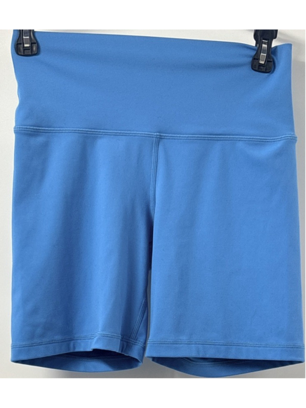 SET ACTIVE Blue High Rise Athletic Biker Shorts Women’s S Clean Girl Gym Yoga